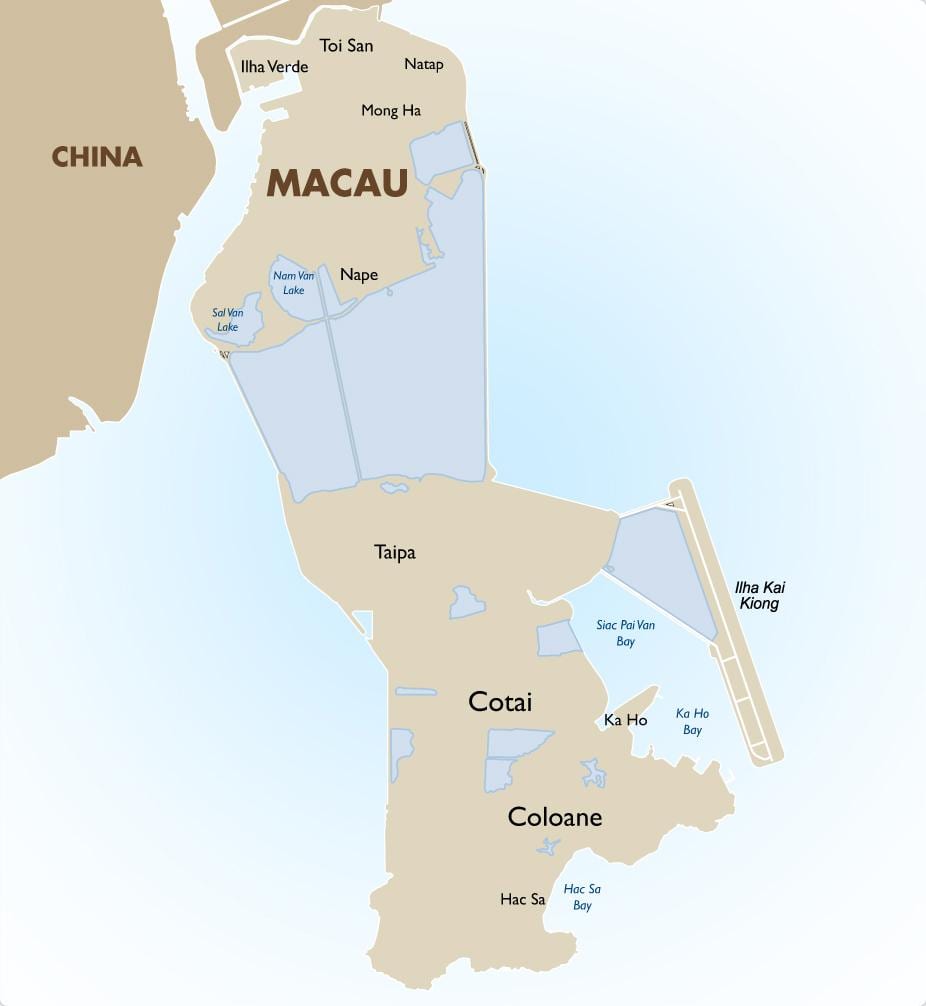 mapa зашеек Makau