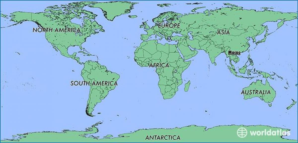 mapa Makau lokalizacja na świat