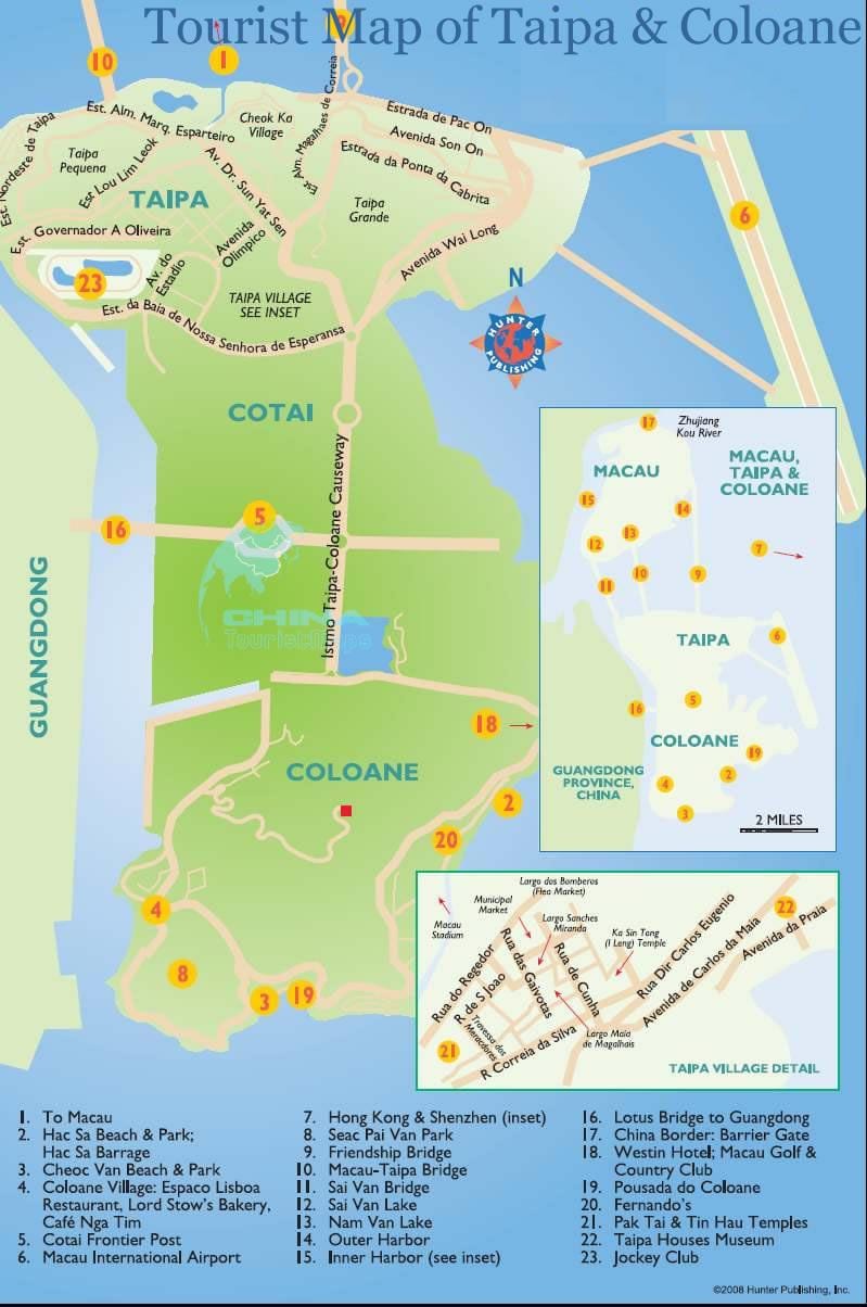 mapa Makau wyspa